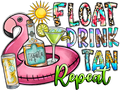 Float drink tan