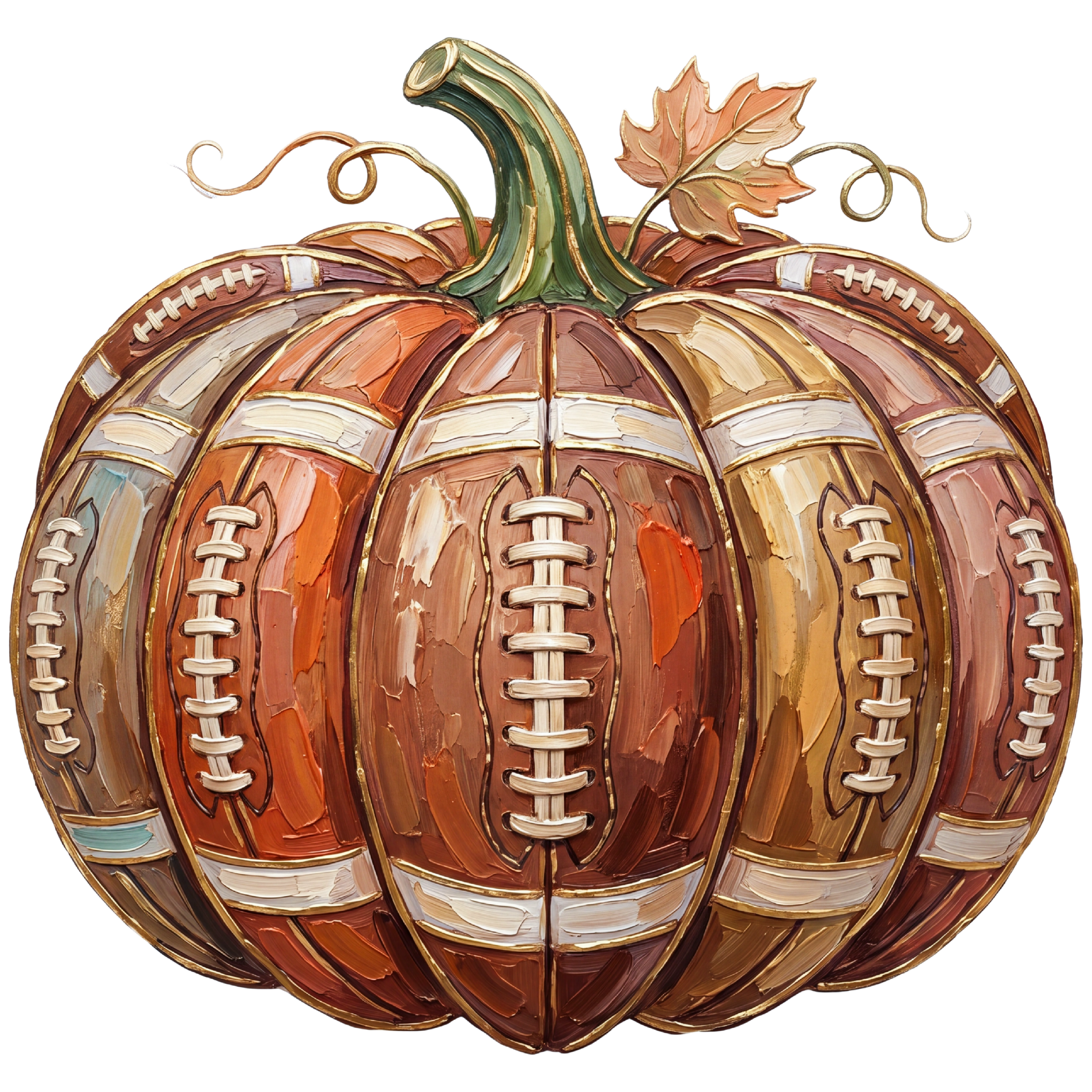 Football pumpkin
