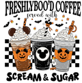 Freshly boo'd coffee
