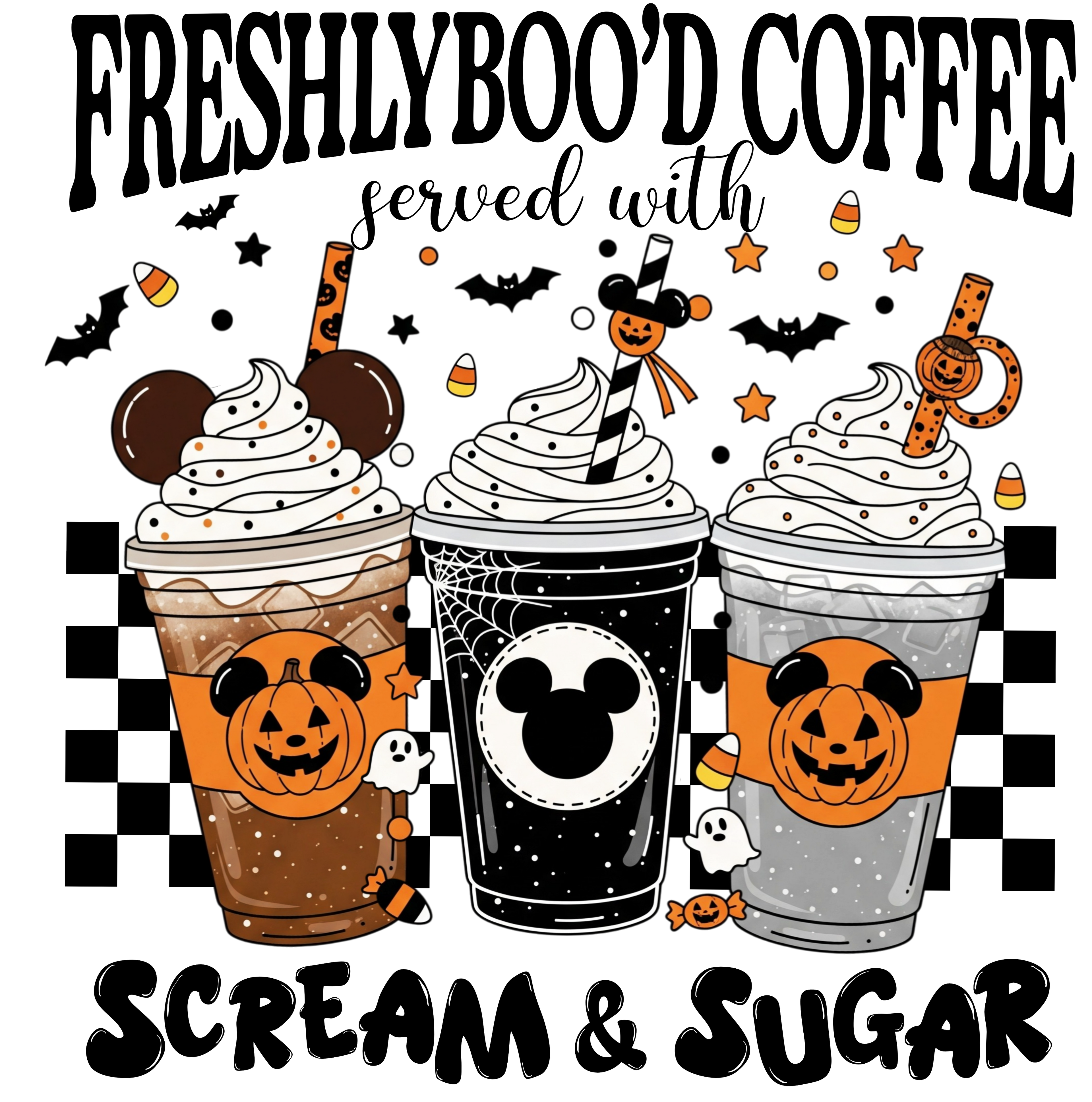 Freshly boo'd coffee
