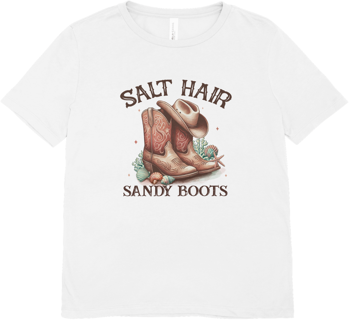 Salt hair Sandy boots